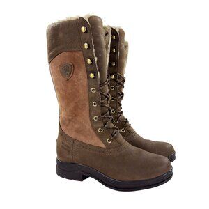 Ariat Wythburn Waterproof Insulated Equestrian Boots Womens 6B Leather/Suede